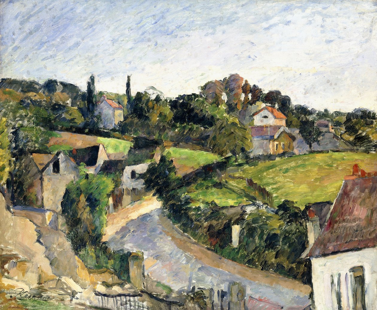 A kanyargós út, 1877 körül alkotó: Paul Cézanne