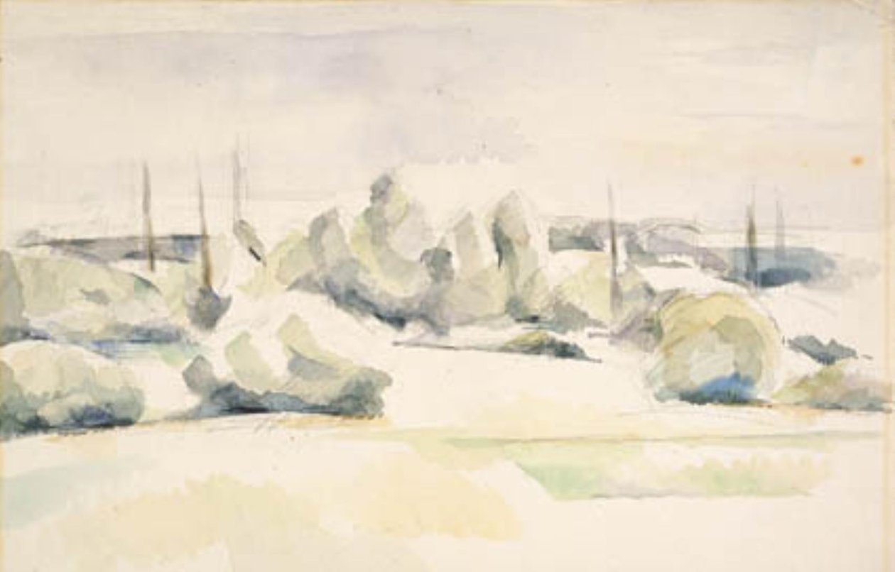 Egy folyó partja (Les Berges) alkotó: Paul Cézanne