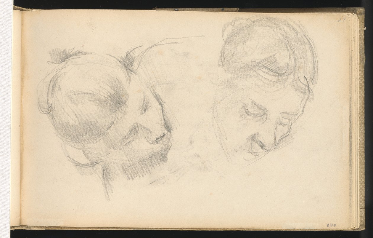 Két női fej alkotó: Paul Cézanne