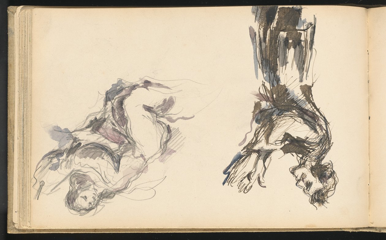 Victor Chocquet és egy angyal a Delacroix apoteózisához alkotó: Paul Cézanne