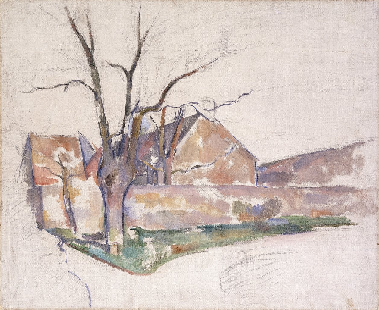 Téli táj, 1885 körül alkotó: Paul Cézanne