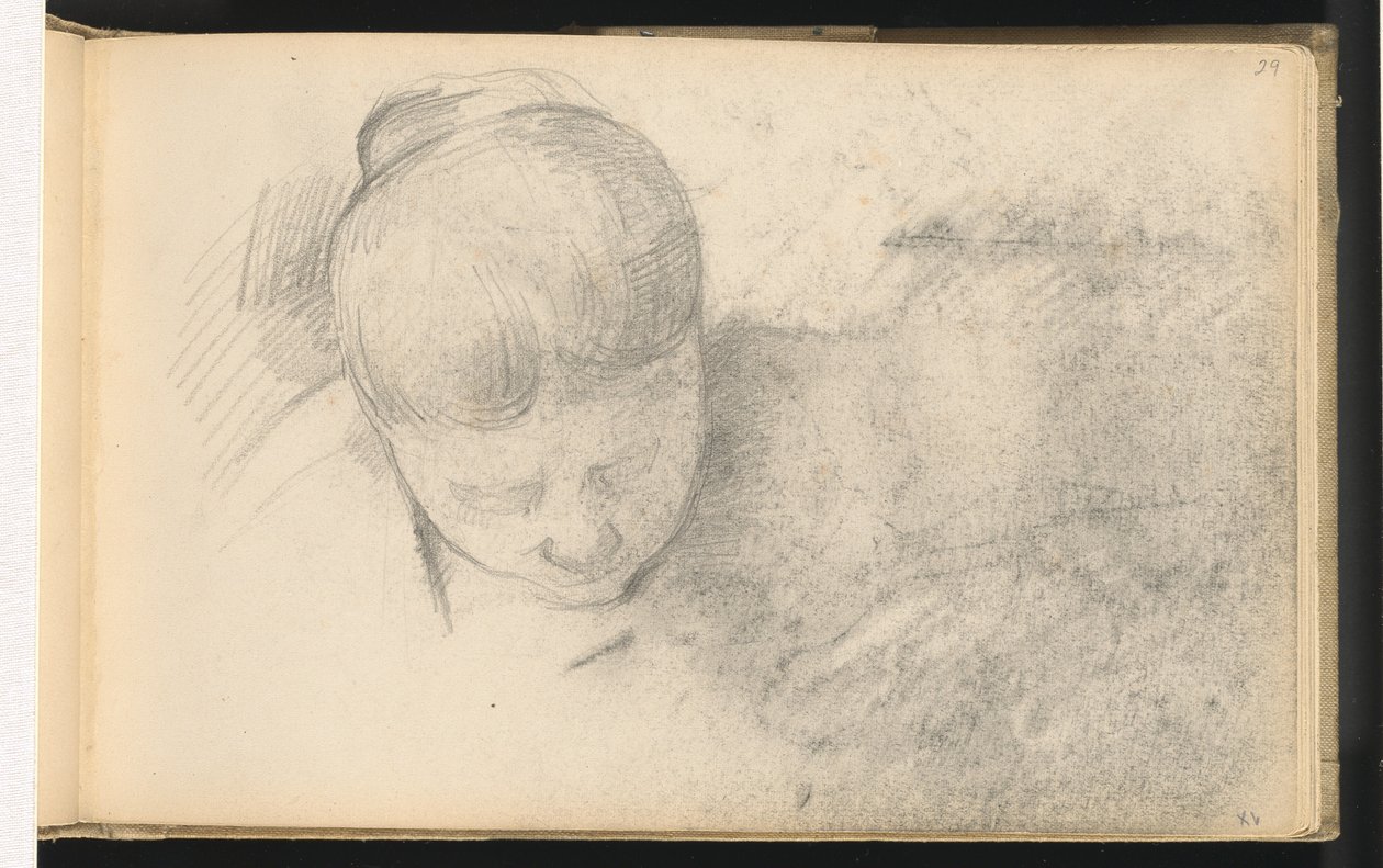 Előre hajló nő, 18901894. alkotó: Paul Cézanne