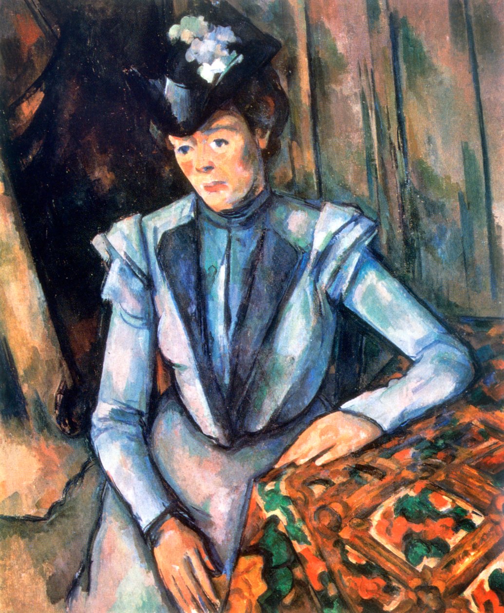 Kékben ülő nő, 1902-1906 alkotó: Paul Cézanne