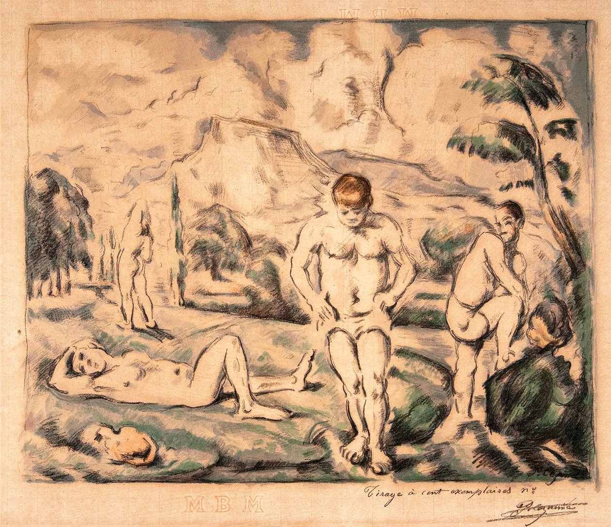 A nagy fürdőzők alkotó: Paul Cézanne, Auguste Clot