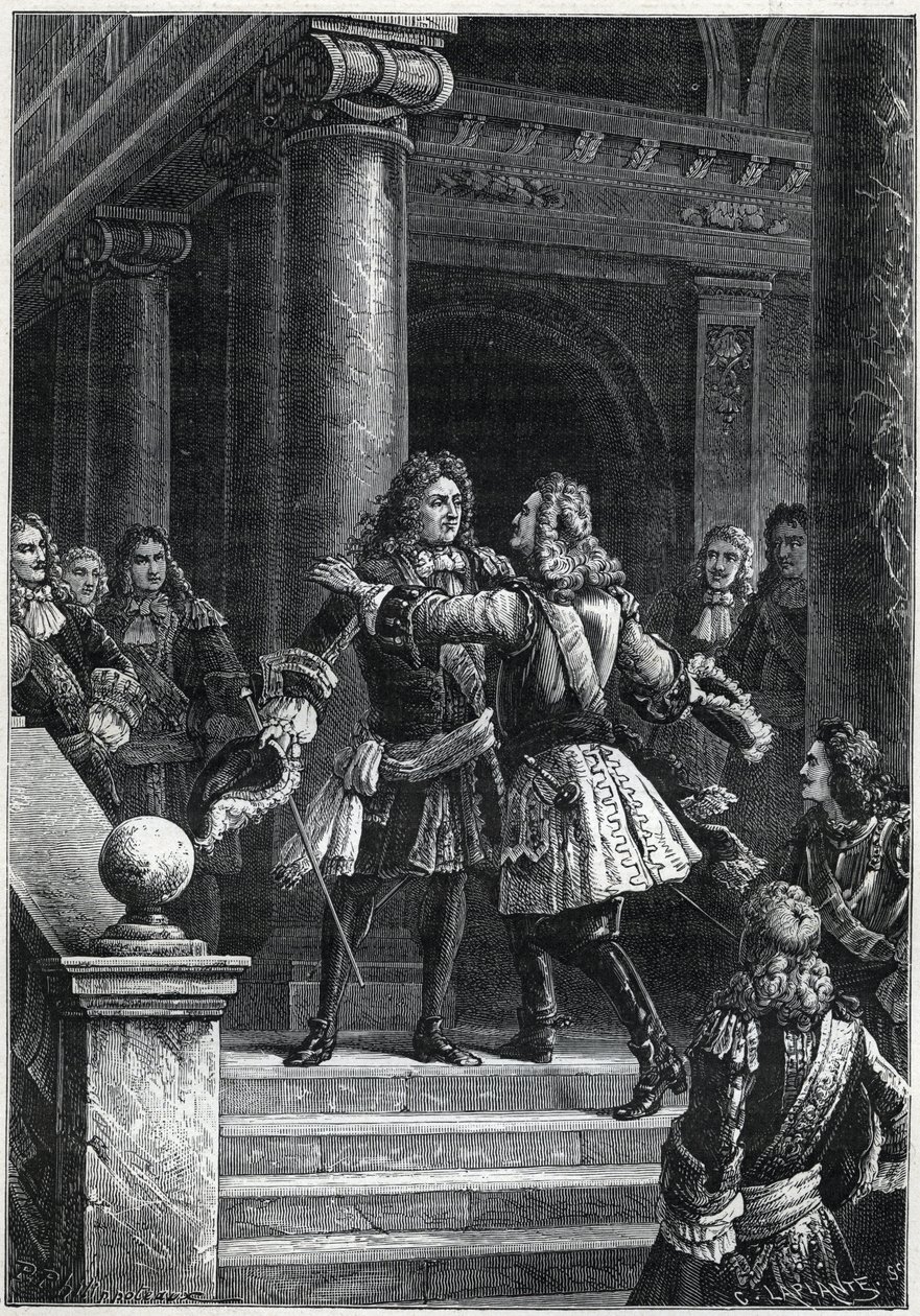 Rastatti béke - Savoyai Jenő herceg és de Villars marsall (a szembenálló erők parancsnokai a spanyol örökösödési háborúban) - Spanyolország örökösödési háborúja (1701-1714) - Rastatti béke - Marechal de Villars és Eugene de találkozója Savoie alkotó: Paul Dominique Philippoteaux