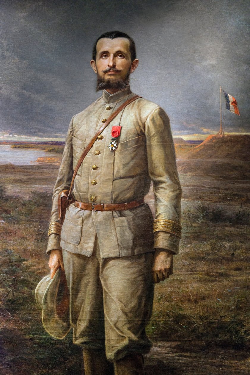 „Marchand parancsnok” című festmény részlete (Jean Baptiste – Jean-Baptiste Marchand alkotó: Paul Dominique Philippoteaux