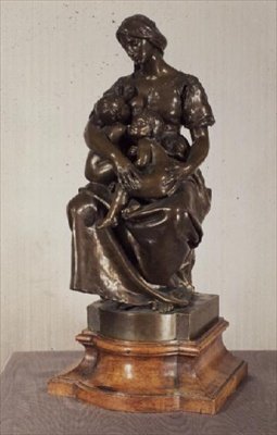 Jótékonyság (bronz) alkotó: Paul Dubois