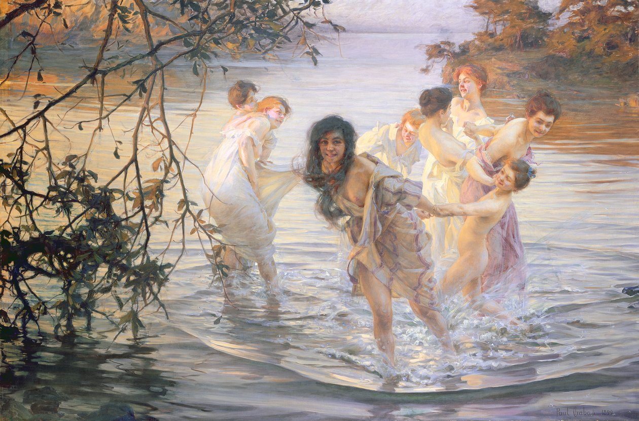 Boldog játékok, 1899 alkotó: Paul Emile Chabas