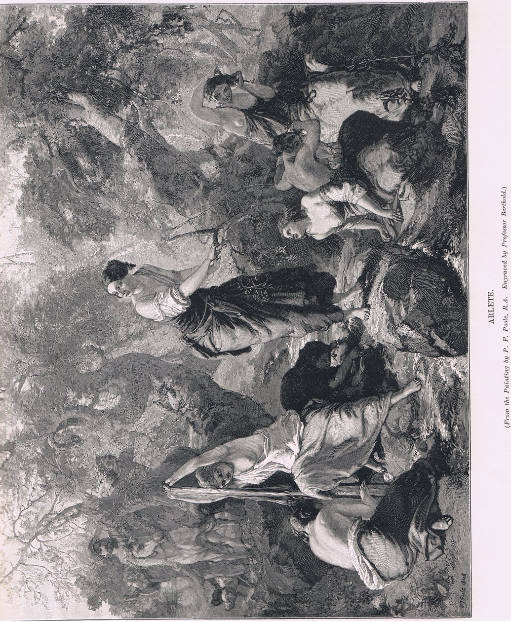 Arlete, a The Magazine of Art 1893-ból, Cassell and Company alkotó: Paul Falconer Poole