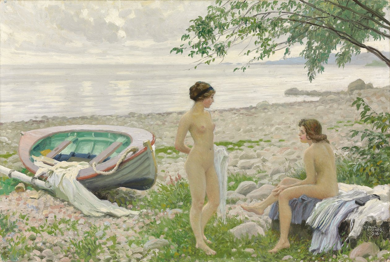 A tengerparton alkotó: Paul Fischer