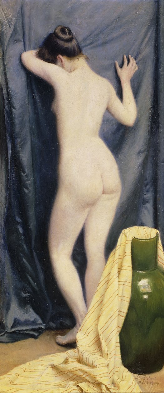 A modell, 1894 alkotó: Paul Fischer