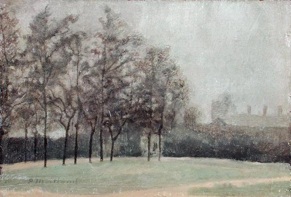 Kensington Studios, a Studio Gate közelében (olaj a panelen) alkotó: Paul Fordyce Maitland