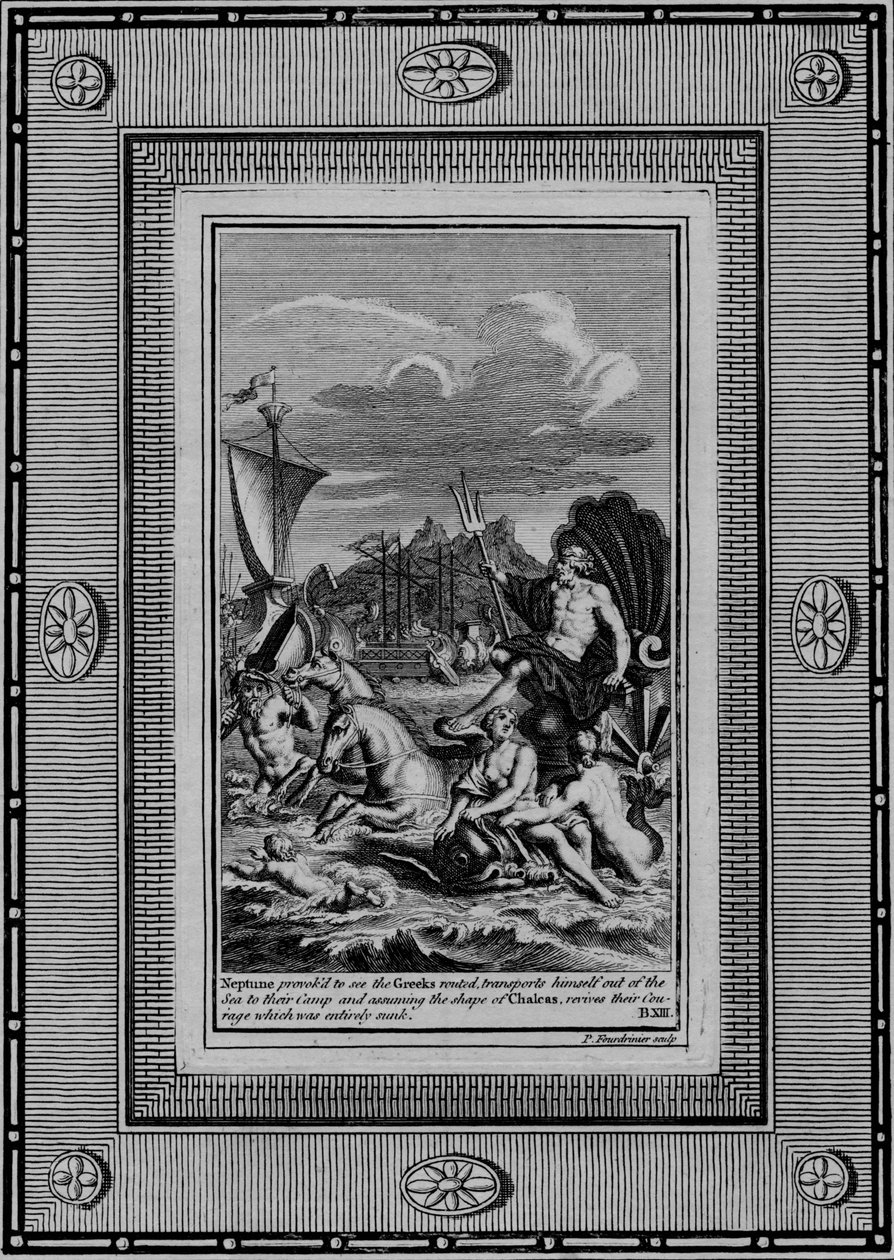 Neptunusz provokálta a görögök szétverését alkotó: Paul Fourdrinier