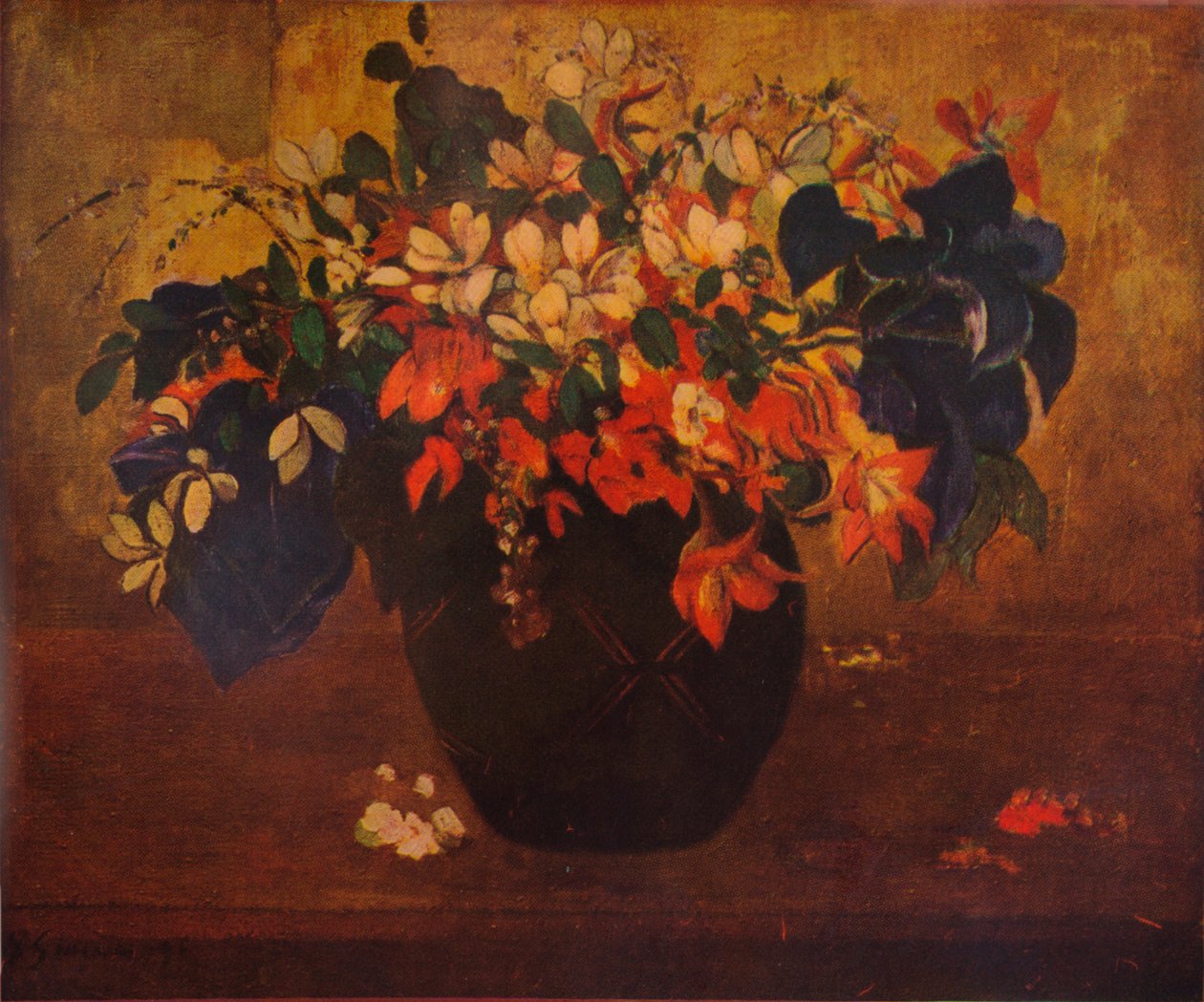 Egy váza virágokkal, 1896, 1932 alkotó: Paul Gauguin