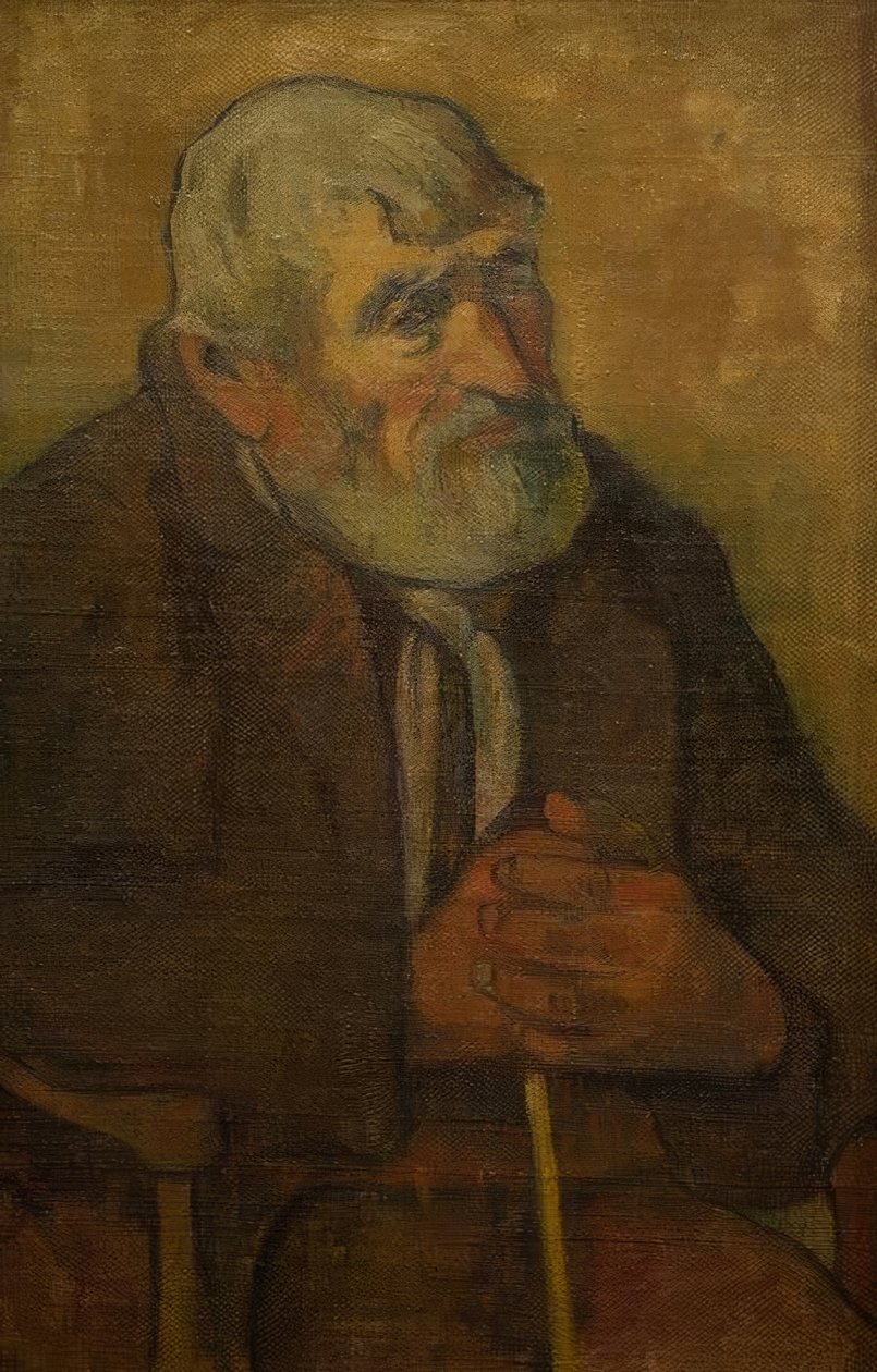 Öreg ember bottal alkotó: Paul Gauguin
