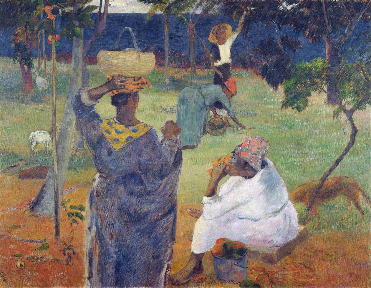 A mangók között alkotó: Paul Gauguin