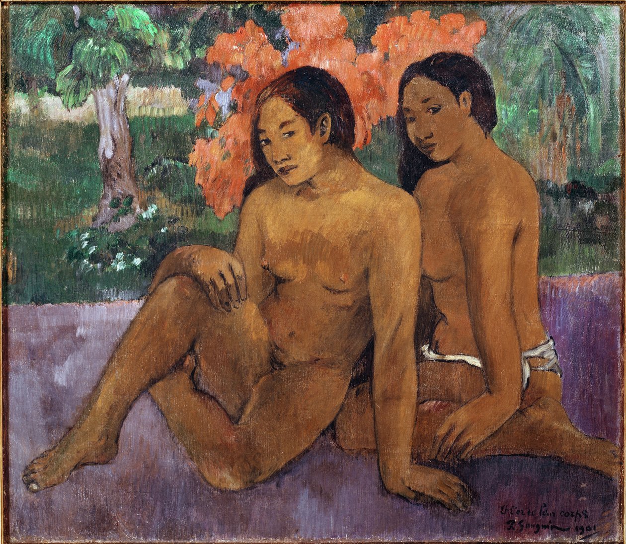 És testük aranya (olaj, vászon alkotó: Paul Gauguin