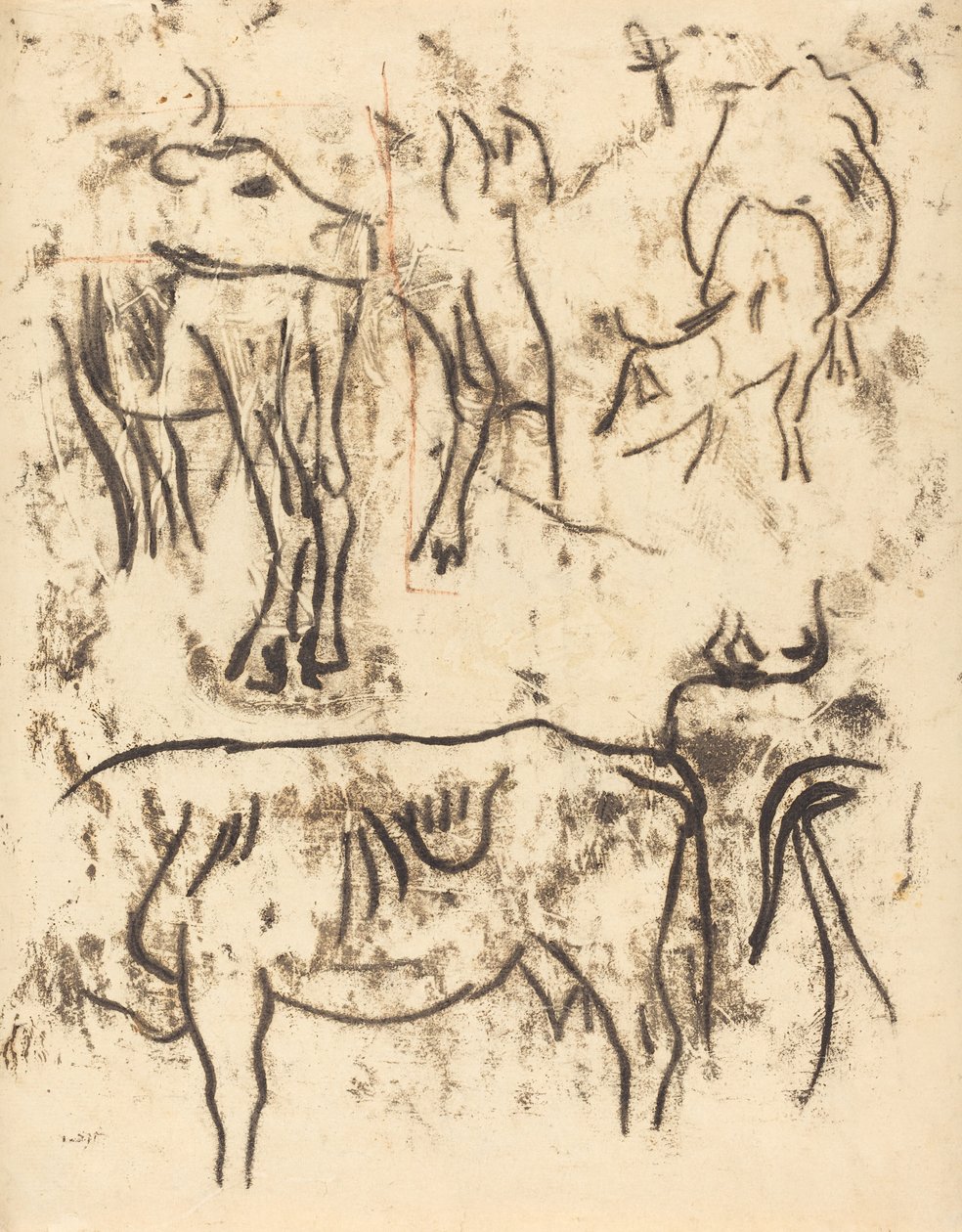 Állattanulmányok, 19011902. alkotó: Paul Gauguin