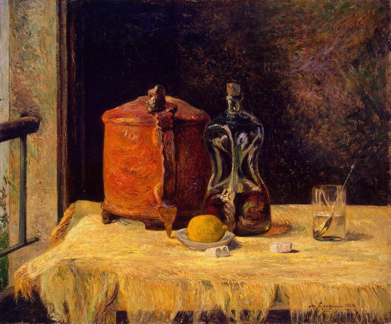 Az ablaknál alkotó: Paul Gauguin