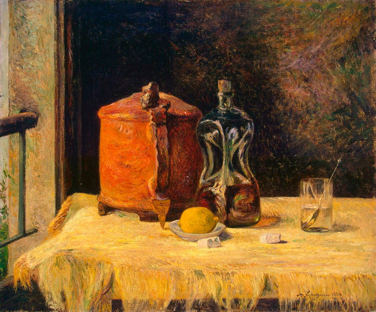 Az ablaknál, 1882. alkotó: Paul Gauguin