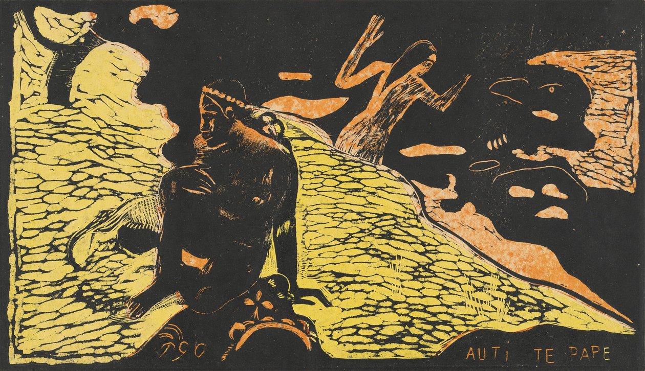 Auti te Pape Nők a folyónál, 18941895. alkotó: Paul Gauguin
