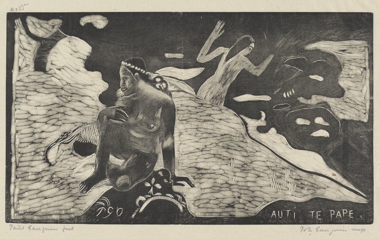 Auti te Pape Nők a folyónál, 18941895. alkotó: Paul Gauguin