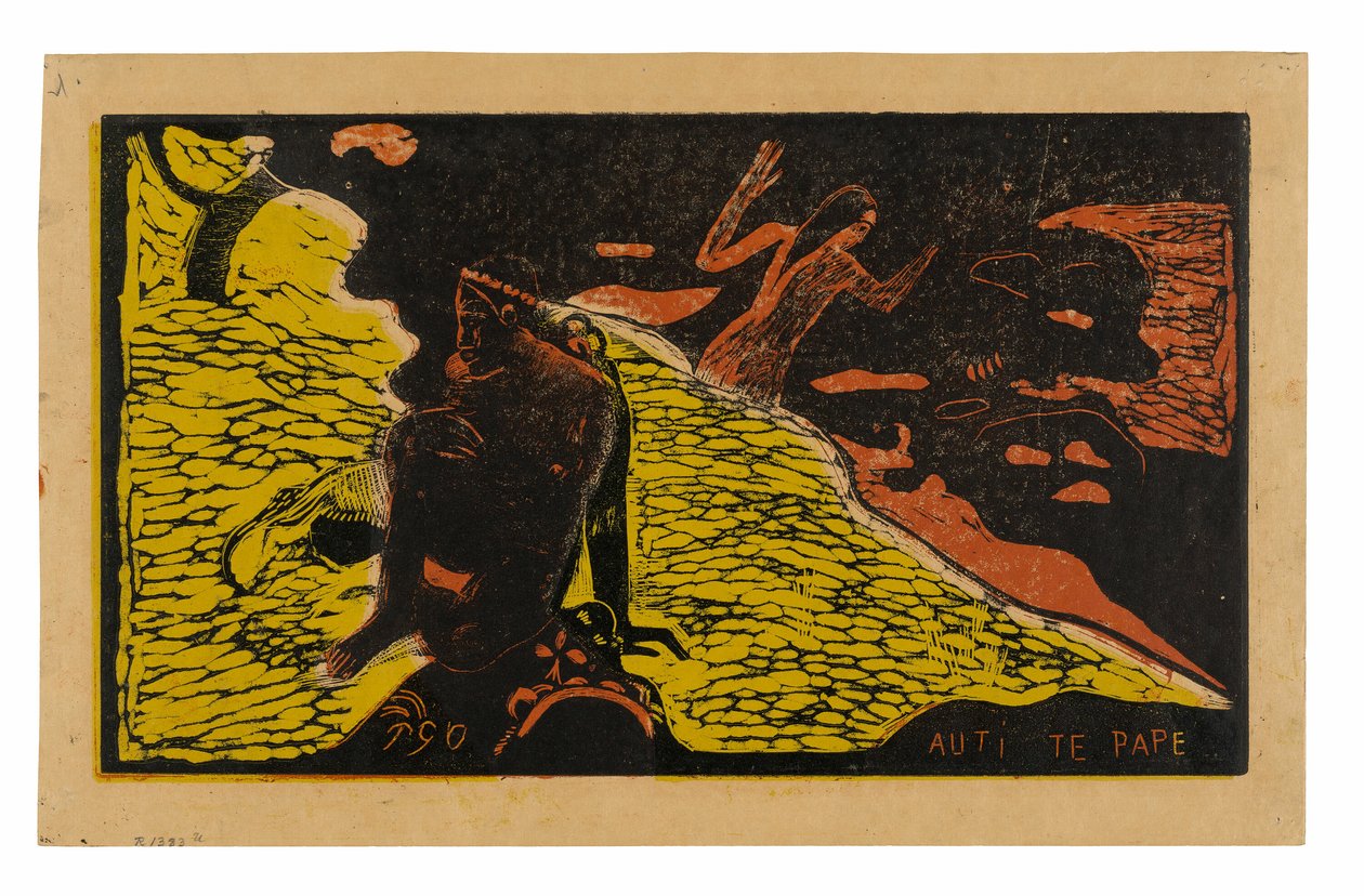 Auti te pape (Nők a folyónál), a Noa Noa lakosztályból alkotó: Paul Gauguin