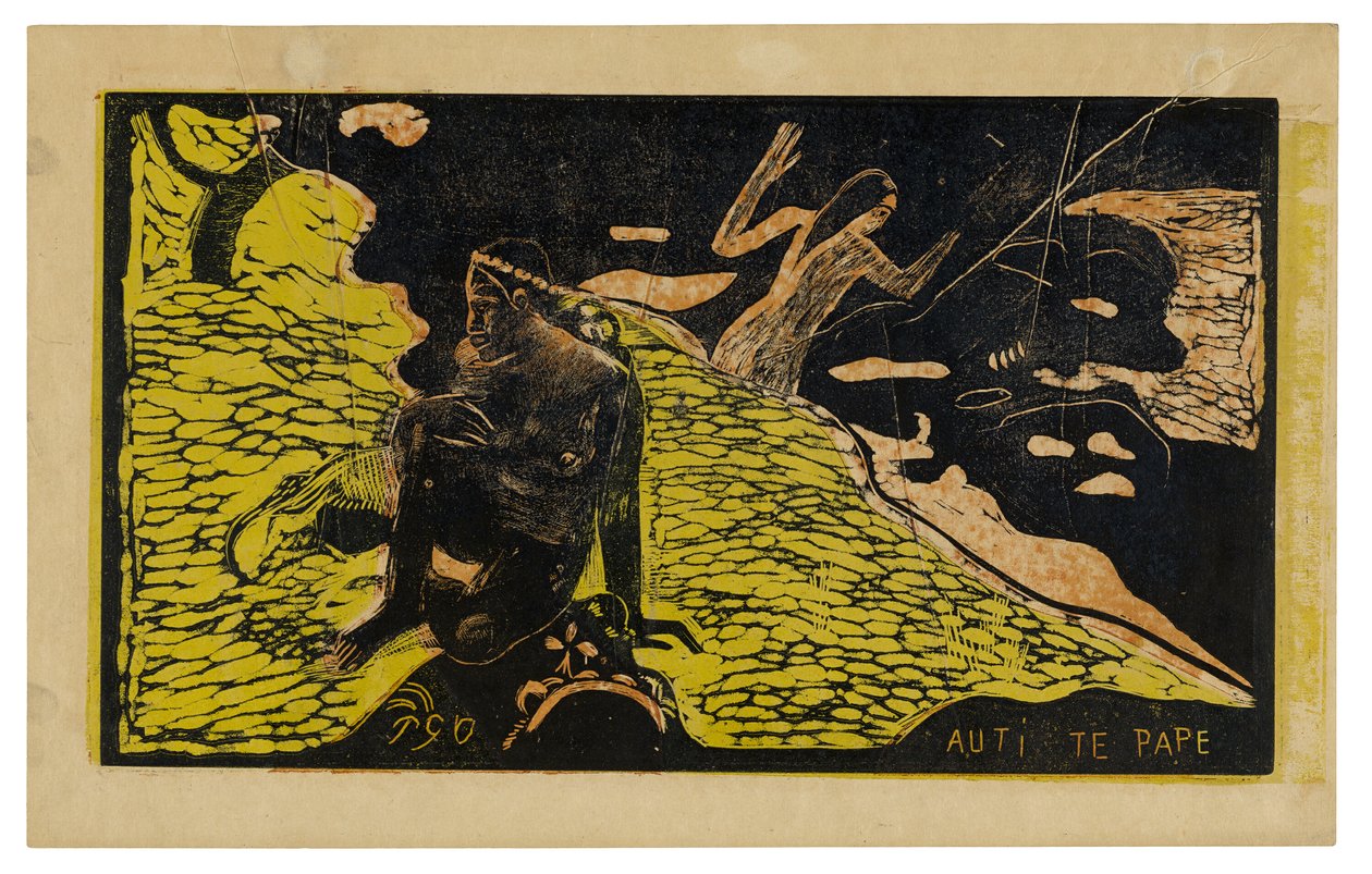 Auti te pape (Nők a folyónál), a Noa Noa lakosztályból alkotó: Paul Gauguin