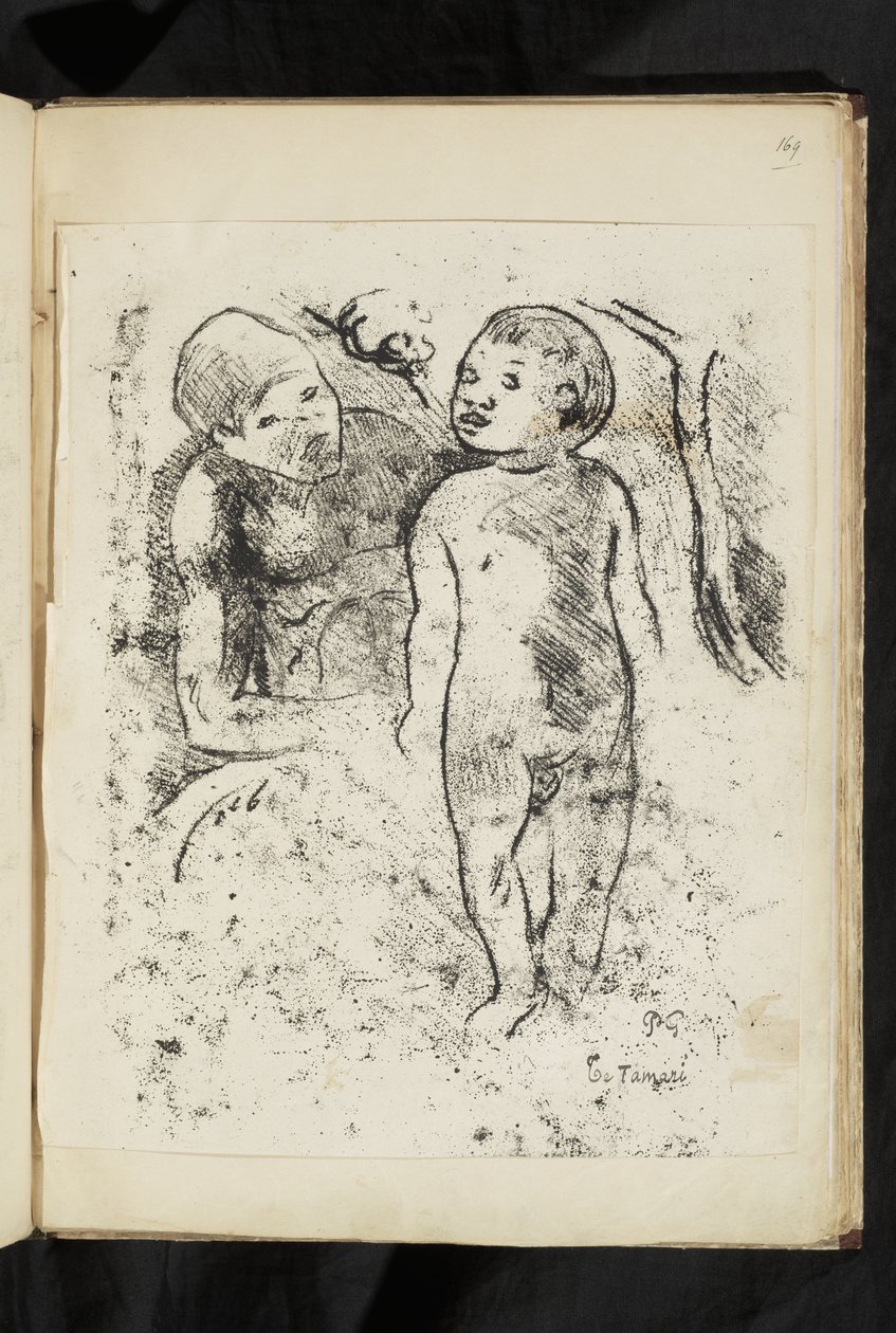 Előtte és Utána – Te tamari ("A gyermek") alkotó: Paul Gauguin