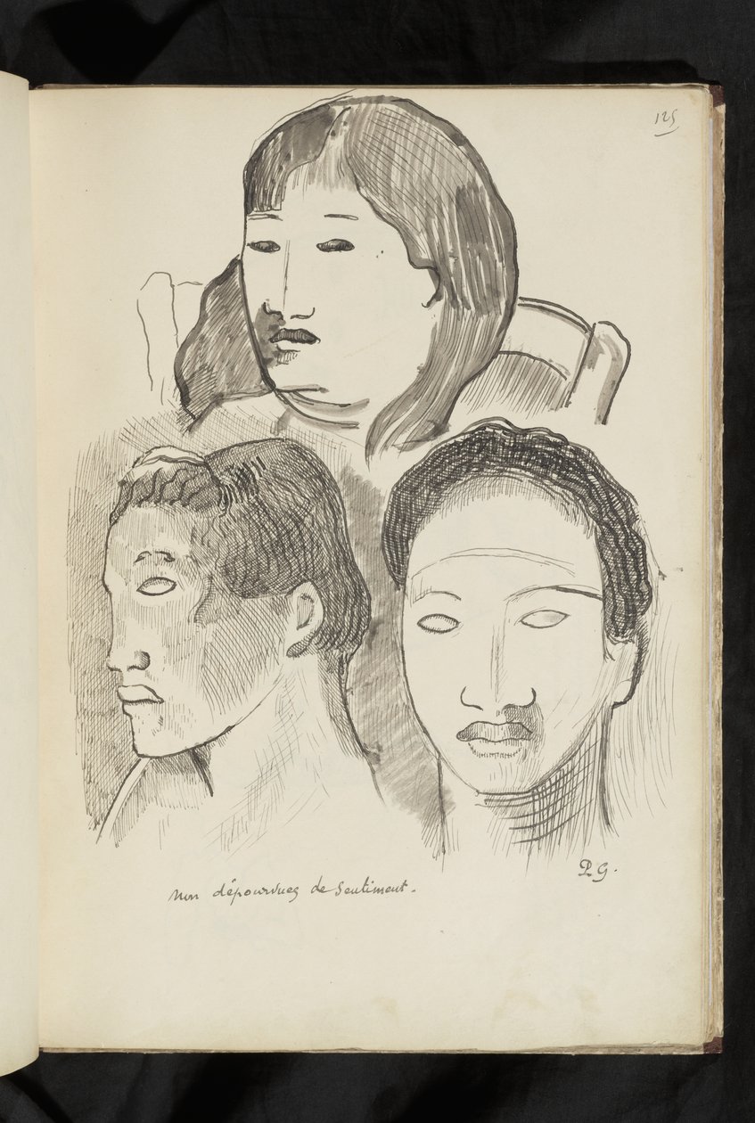 Előtte és utána - rajz "Nem mentes érzés" alkotó: Paul Gauguin