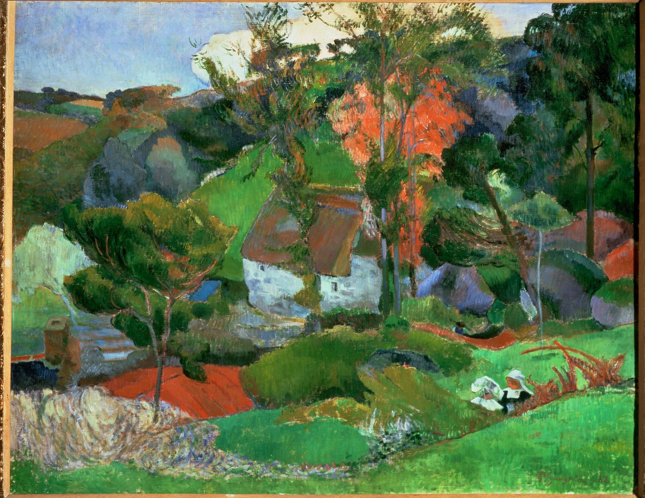 Aven fut Pont-Aven ... (olaj, vászon) alkotó: Paul Gauguin