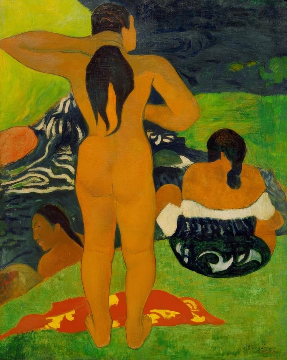 Tahiti nők fürdőzése alkotó: Paul Gauguin