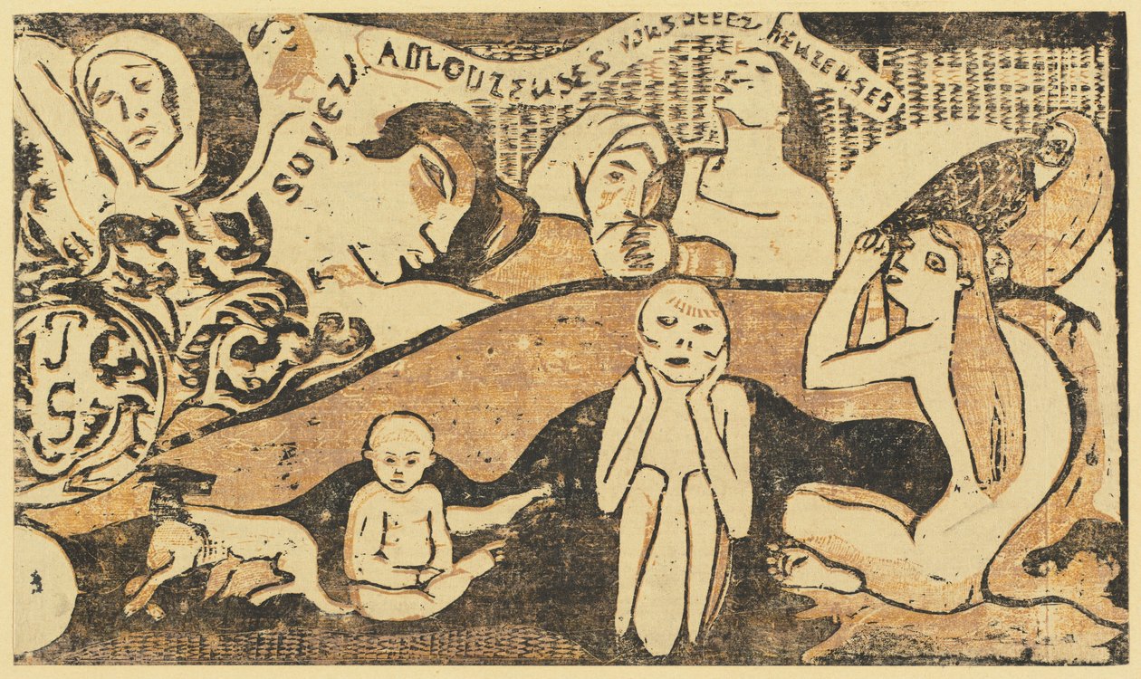 Seid verliebt und ihr werdet glücklich sein alkotó: Paul Gauguin