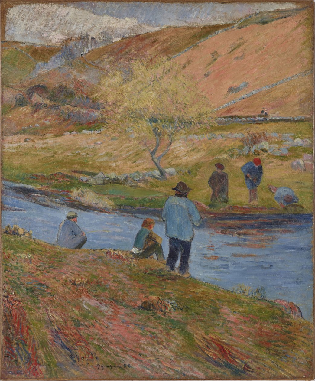 Breton halászok, 1888. alkotó: Paul Gauguin