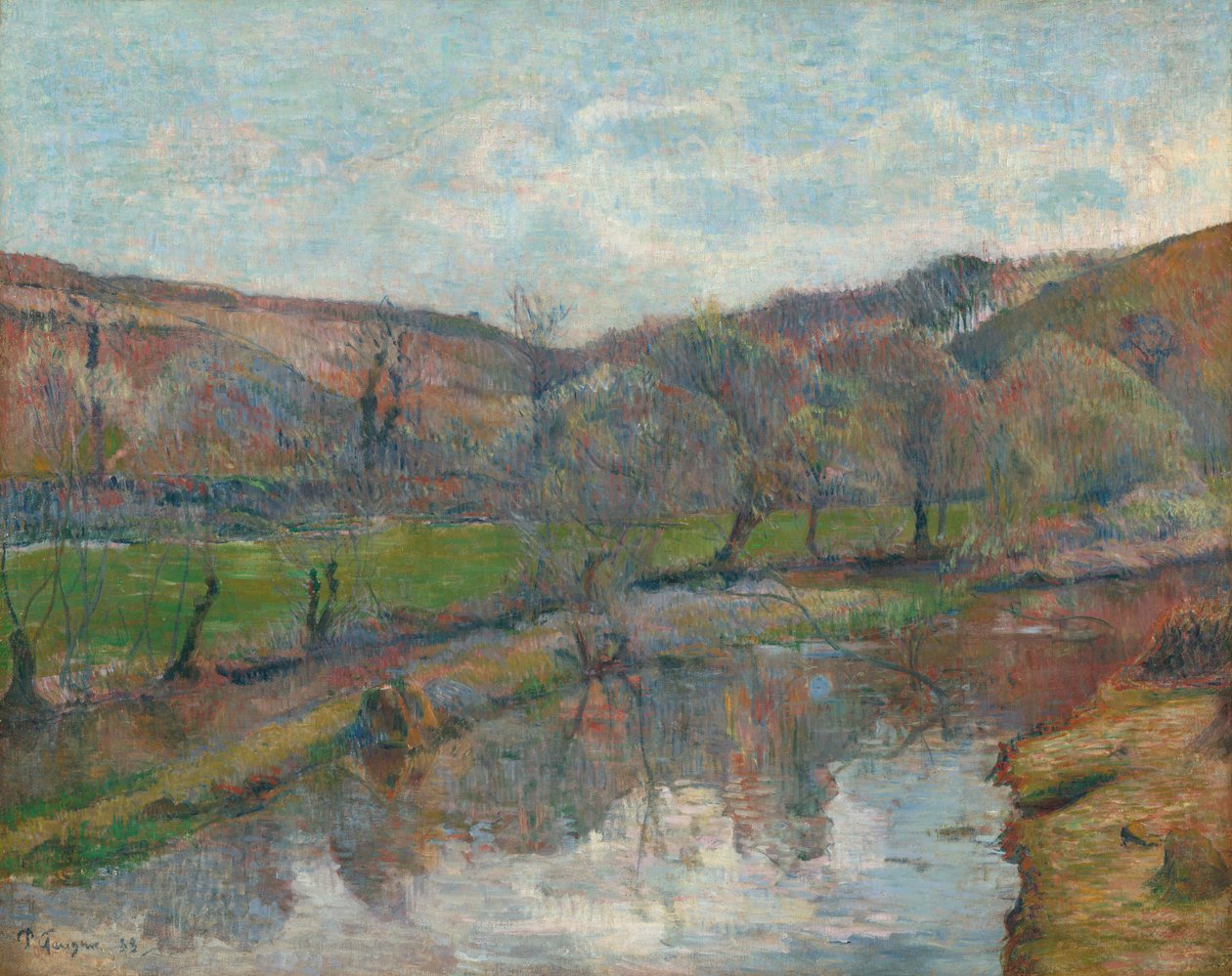 Bretagne-i táj, 1888. alkotó: Paul Gauguin