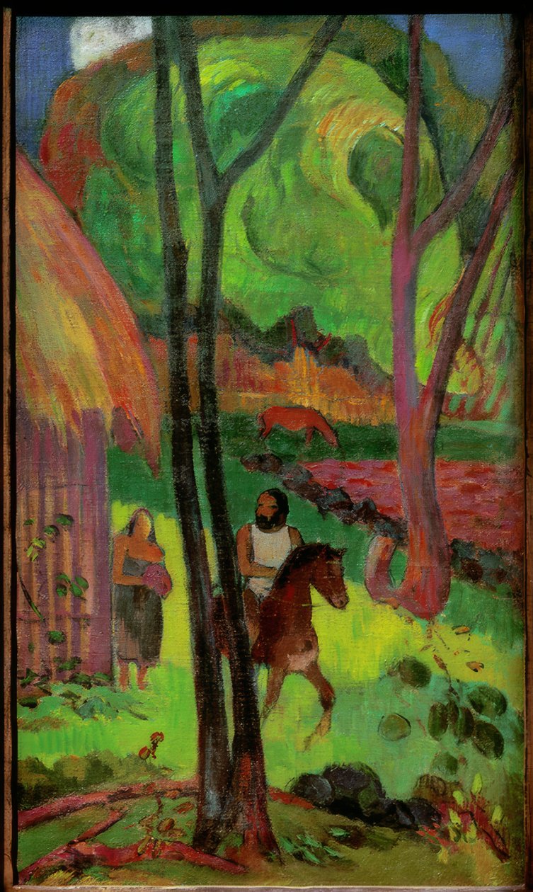 Lovag a tér előtt alkotó: Paul Gauguin