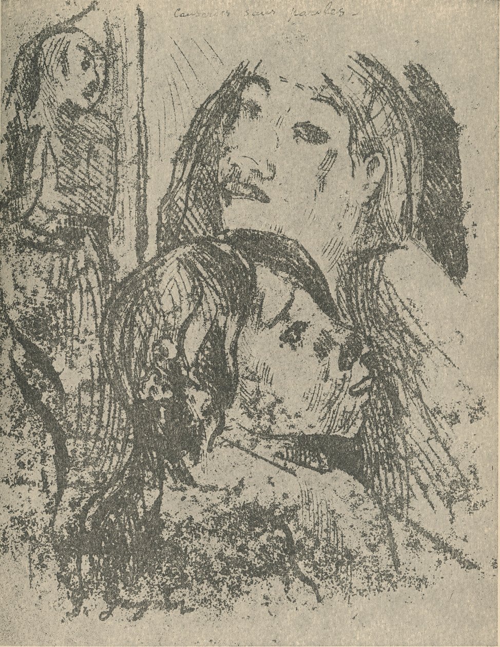 Beszélgetés szavak nélkül, 1936 alkotó: Paul Gauguin