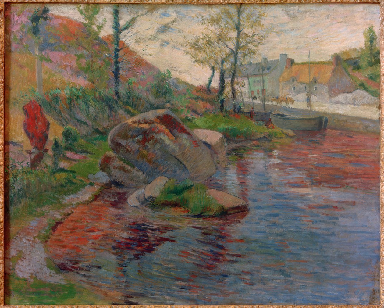 Pont-Aven kikötője alkotó: Paul Gauguin