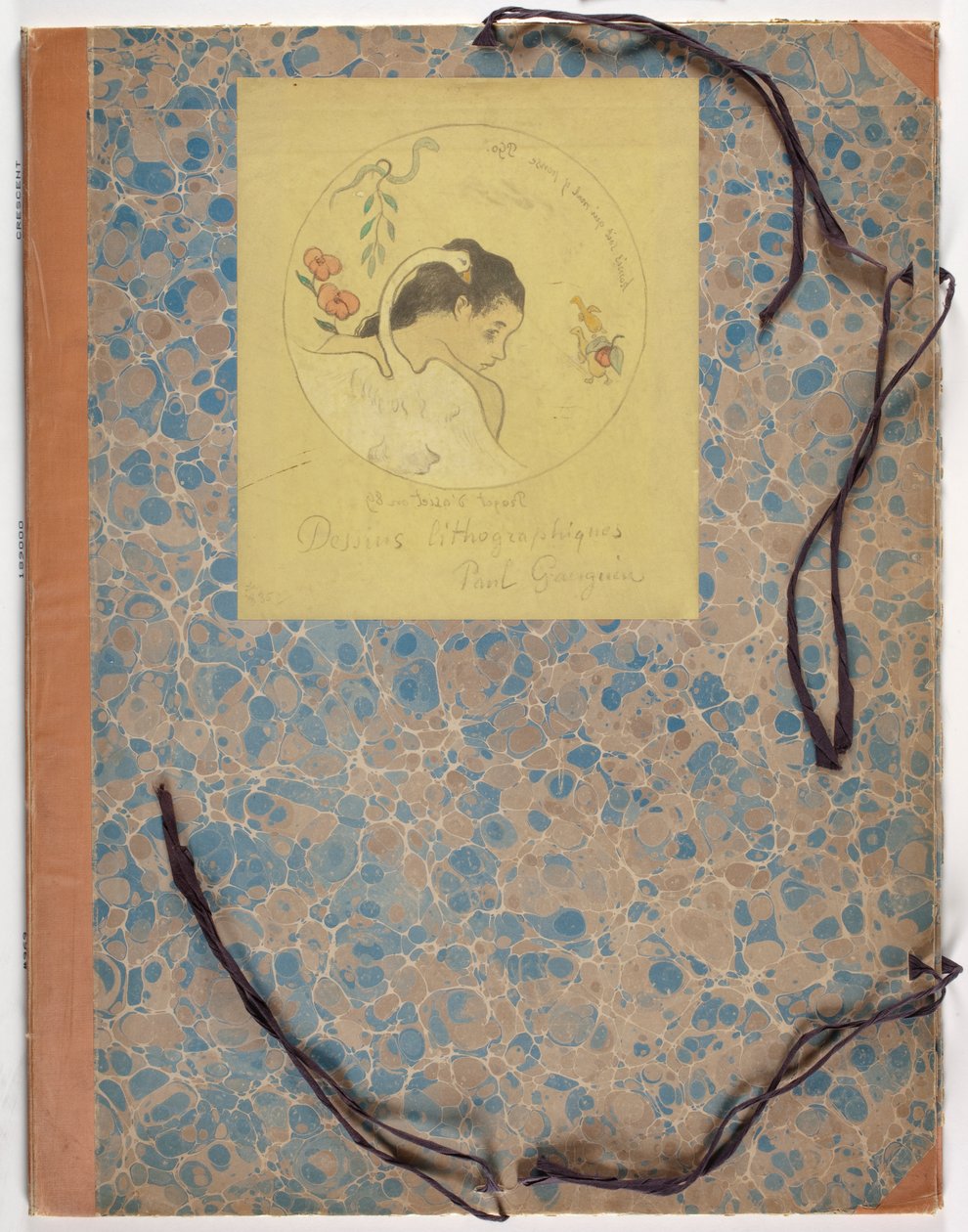Tervezés egy tányérra - Leda alkotó: Paul Gauguin