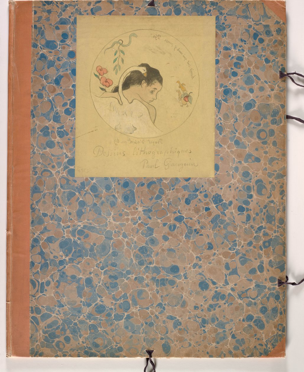 Tervezés egy tányérra - Leda alkotó: Paul Gauguin