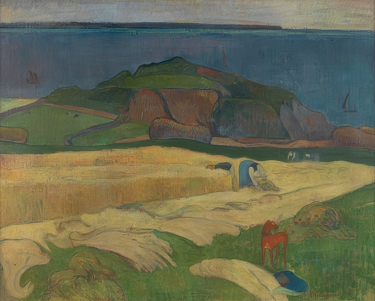 Ernte (Le Pouldu). 1890 alkotó: Paul Gauguin