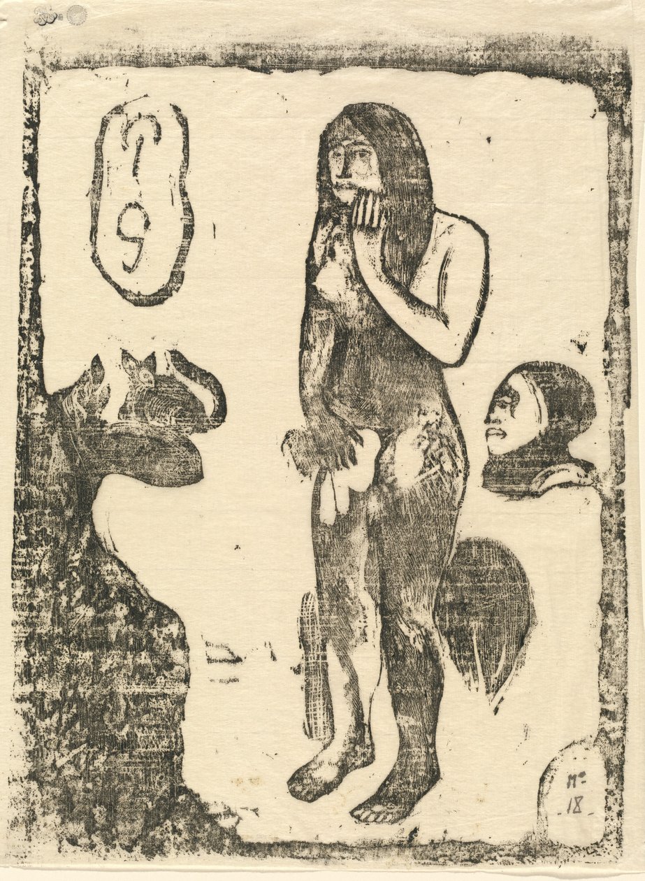 Éva, 1895-ben vagy azután. alkotó: Paul Gauguin