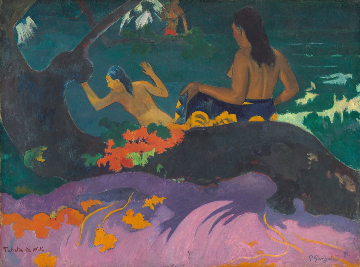 A tengernél alkotó: Paul Gauguin