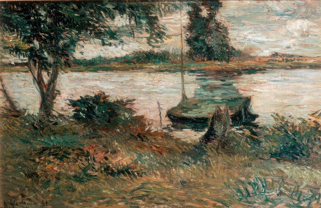 folyópart alkotó: Paul Gauguin