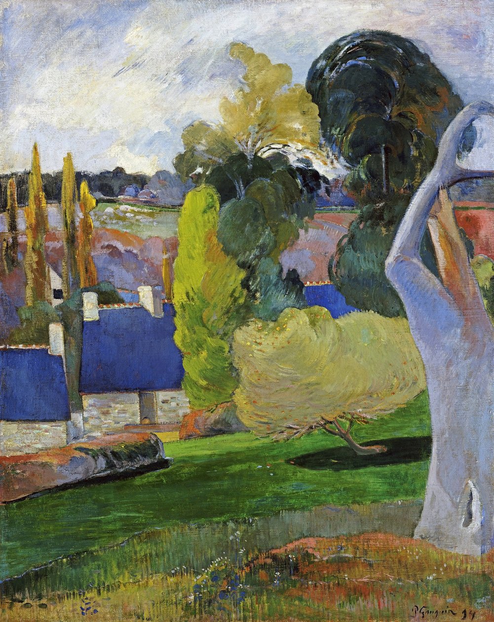 Franciául:  A Farm in Bretagne II alkotó: Paul Gauguin