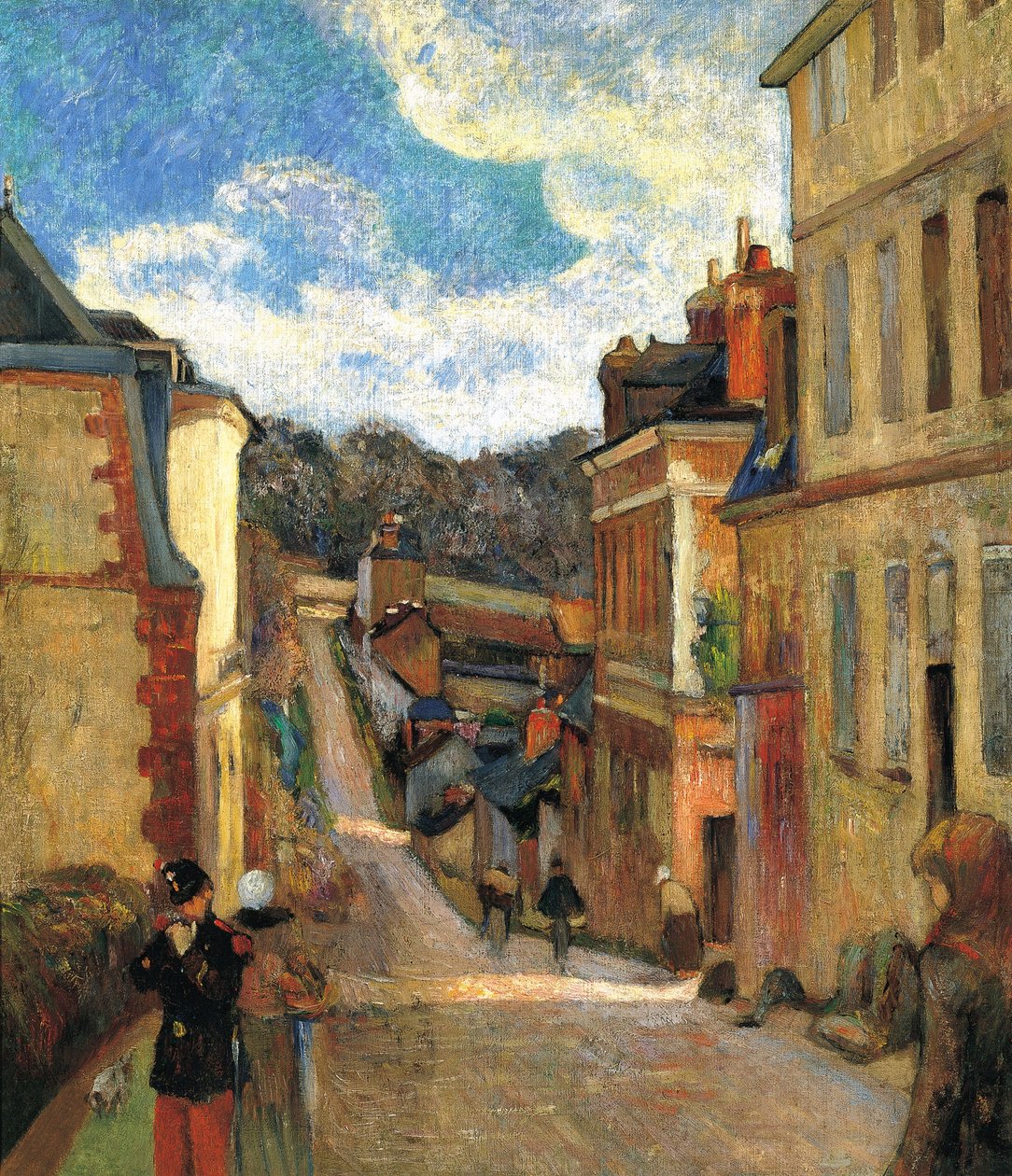 Francia: La rue Jouvenet à Rouen Rue Jouvenet Rouen-ben alkotó: Paul Gauguin