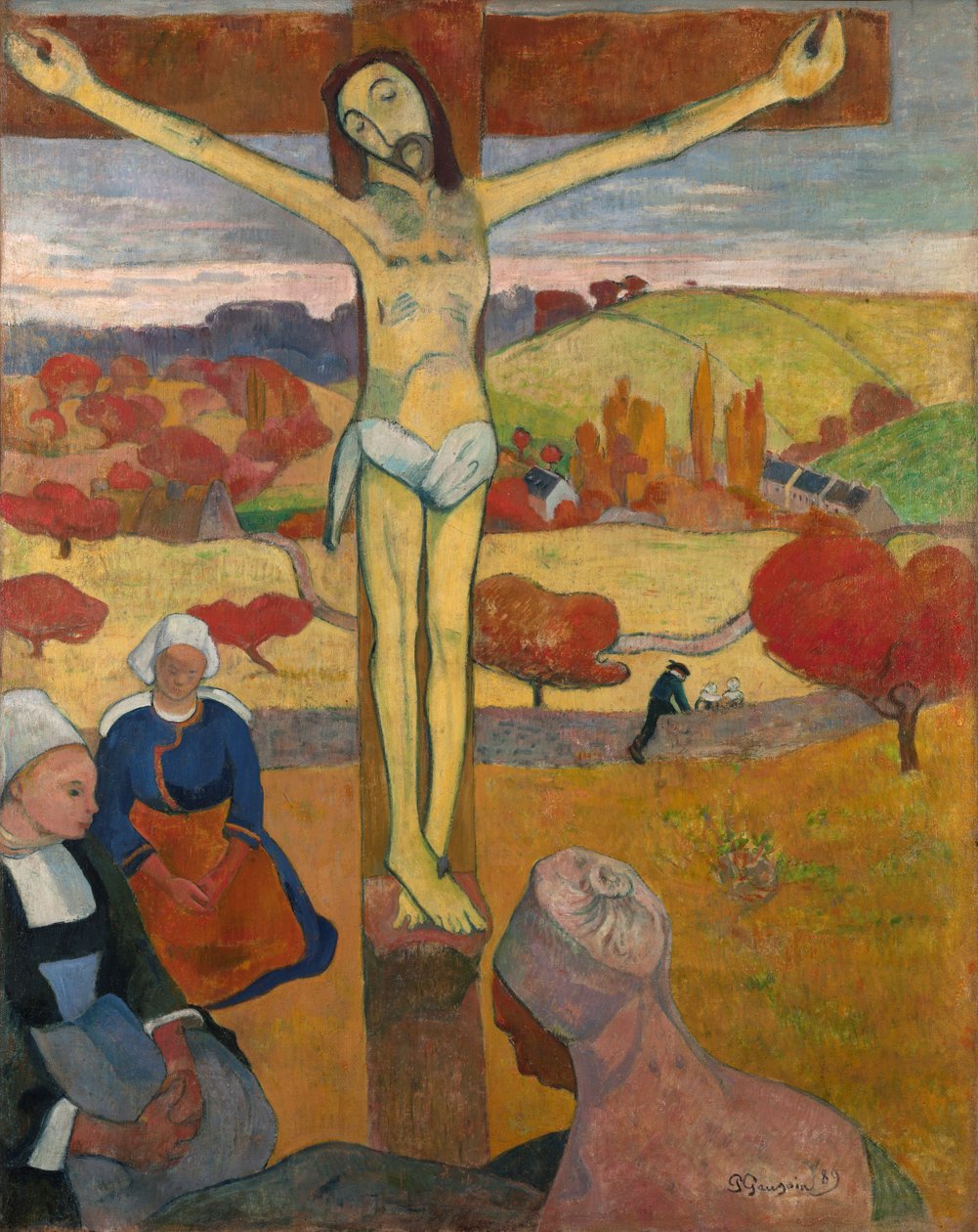 Franciául:  A sárga Krisztus alkotó: Paul Gauguin