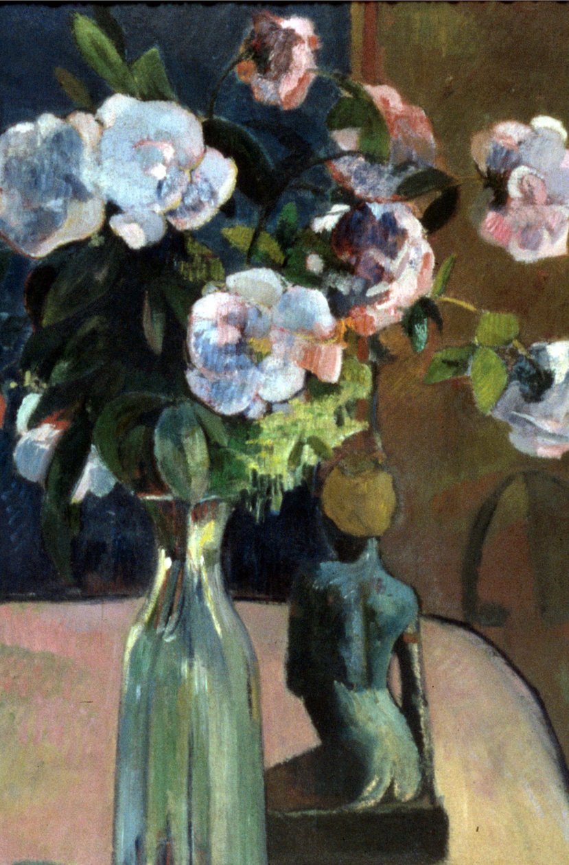 Francia: Nature morte à la statuette, ou Roses et statuette Rózsák és szobrocskák Rózsák és szobrocskák alkotó: Paul Gauguin