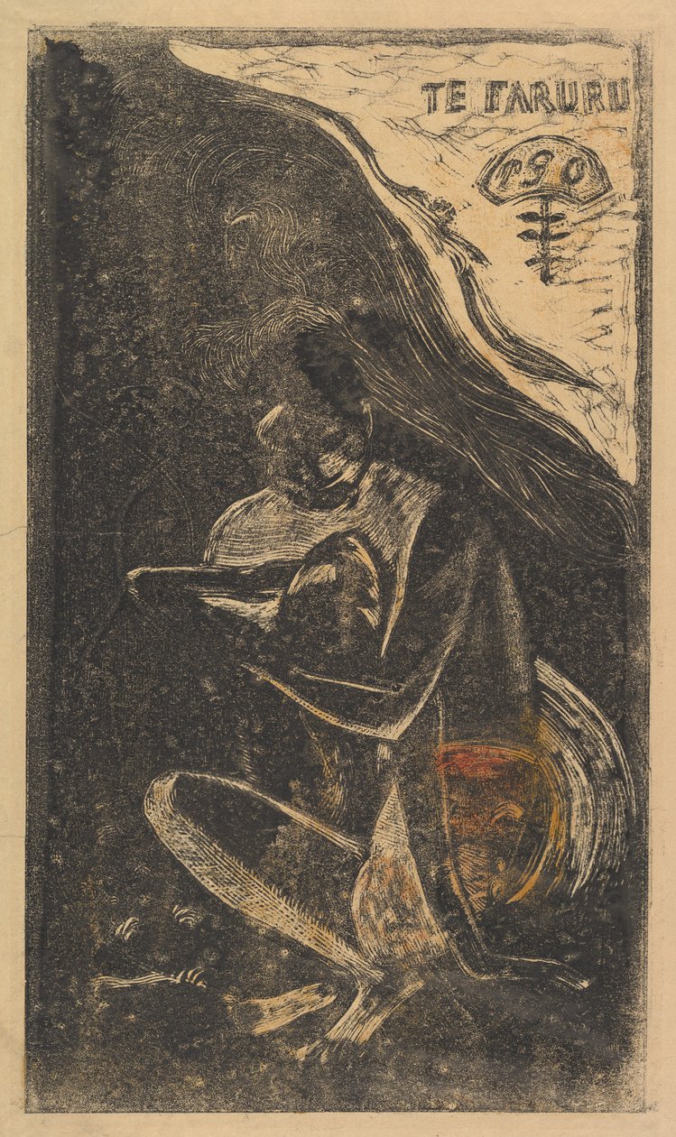 Here We Make Love Te Faruru, a Noa Noa illattól, 1893-94. alkotó: Paul Gauguin