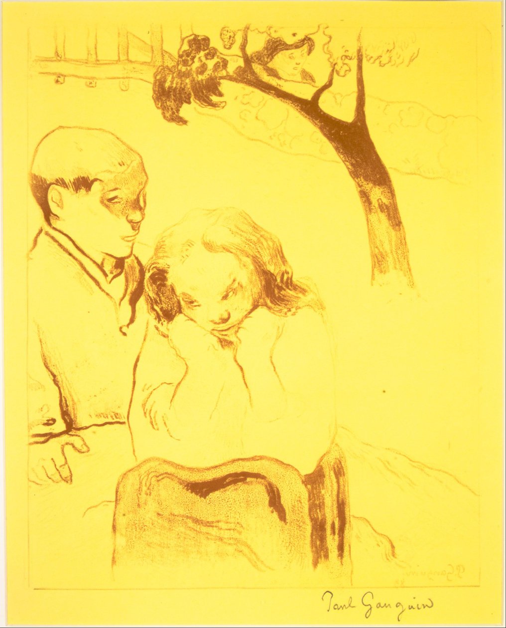 Emberi nyomorúság, a Volpini-szvitből: Dessins lithographiques, 1889., 1889. alkotó: Paul Gauguin